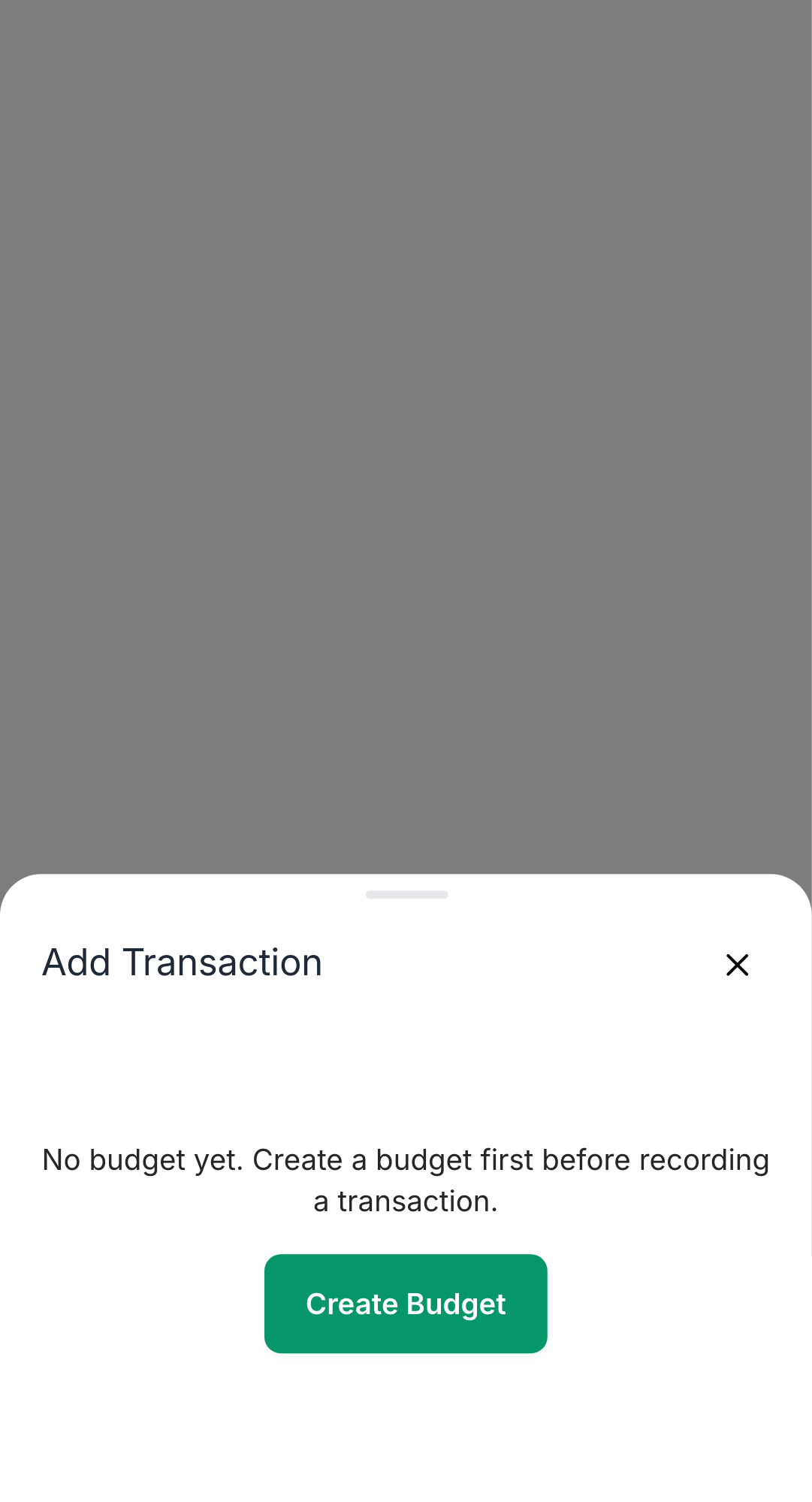 Screenshot: /add-transaction